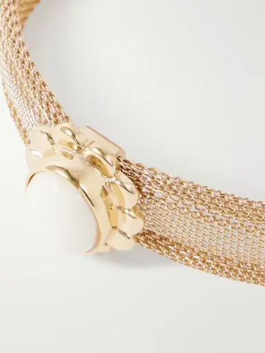 Isabel Marant Hanae Gold-tone Bone Bracelet | Thumbnail 4