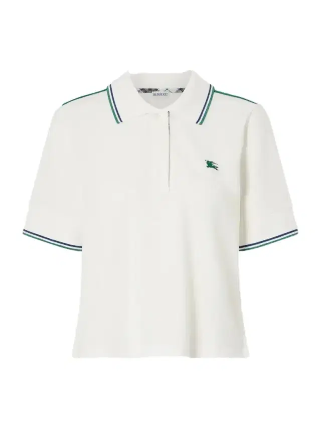 Burberry Logo-embroidered Cotton-blend Piqué Polo Shirt