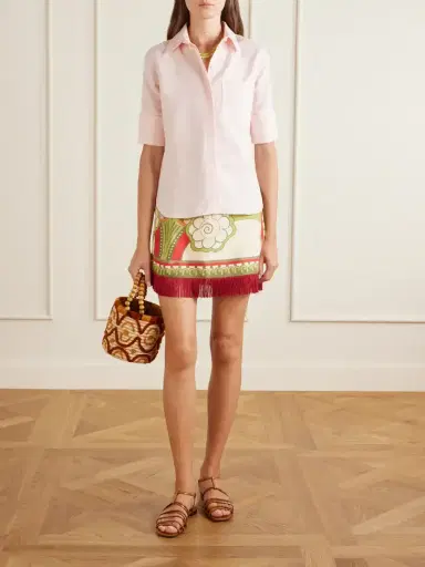 Cap d’Antibes Panier Raffia Tote | Thumbnail 3