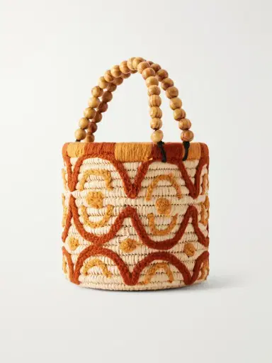 Cap d’Antibes Panier Raffia Tote | Thumbnail 4