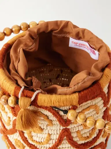 Cap d’Antibes Panier Raffia Tote | Thumbnail 6