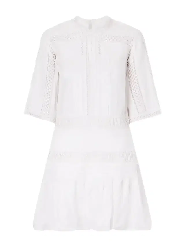 Marant Étoile Paige Lace-trimmed Woven Mini Dress