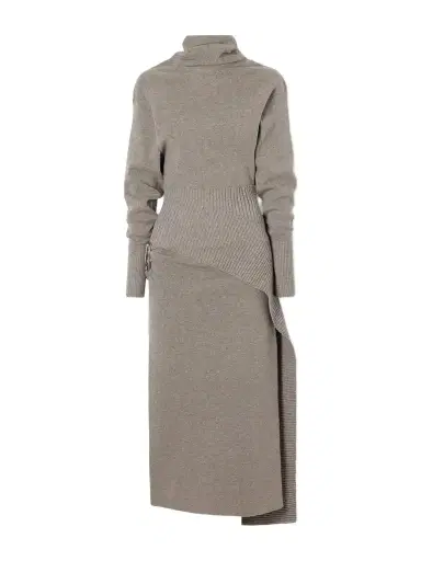 Lanvin Embellished Wool-blend Turtleneck Midi Dress | Thumbnail 1 Lanvin Embellished Wool-blend Turtleneck Midi Dress | Thumbnail 1