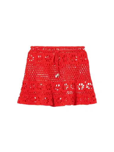 Terry Puesto Bonito Crocheted Organic-cotton Mini Skirt | Thumbnail 1 Terry Puesto Bonito Crocheted Organic-cotton Mini Skirt | Thumbnail 1