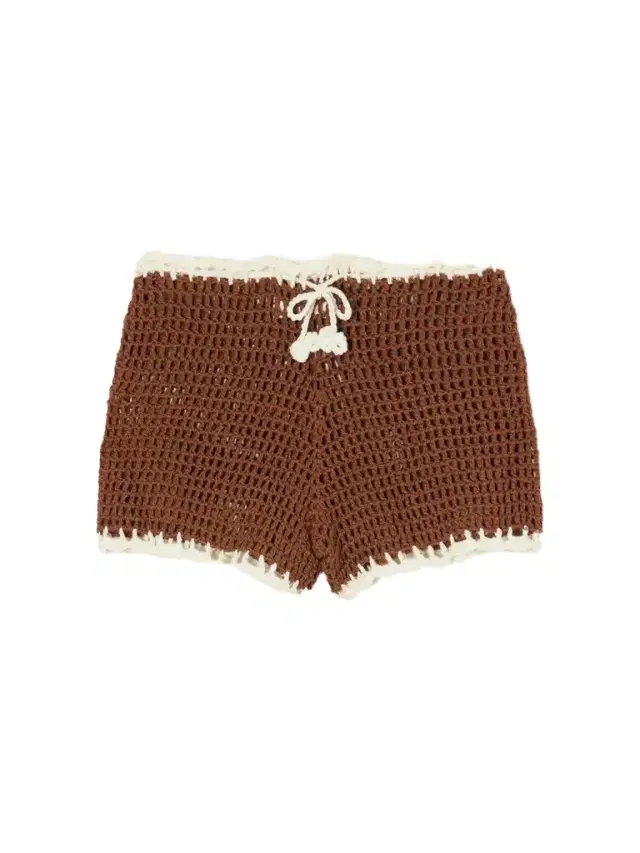 Terry Puesto Lido Crocheted Organic Cotton Shorts