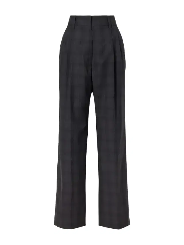 Blazé Milano Fox Checked Wool Straight-leg Pants