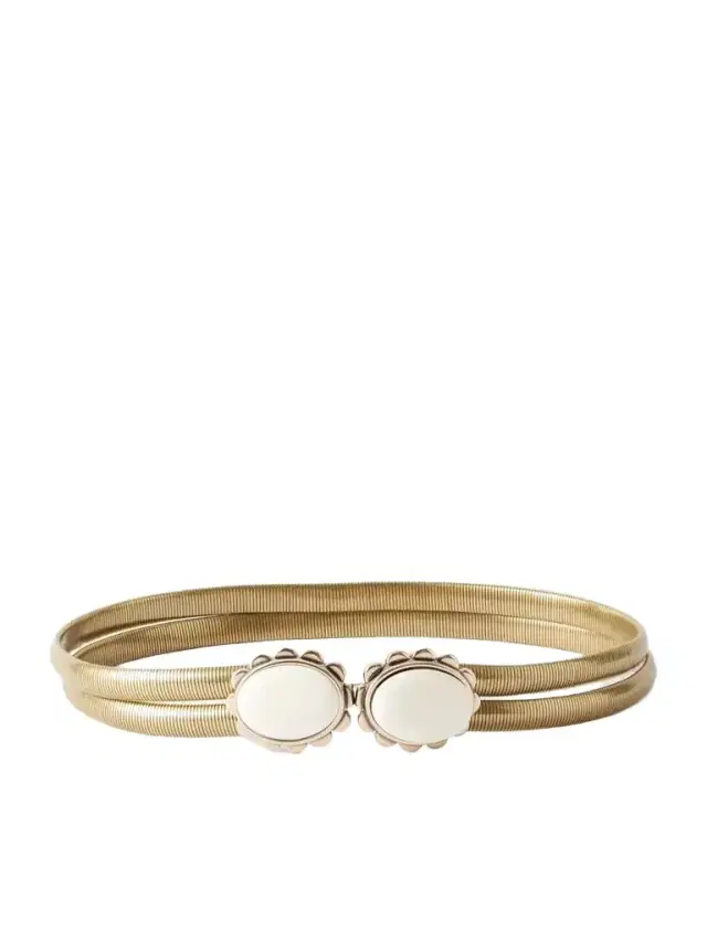 Isabel Marant Twina Gold-tone Bone Belt
