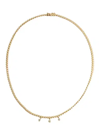 Jennifer Meyer 18-karat Gold Diamond Necklace | Thumbnail 1 Jennifer Meyer 18-karat Gold Diamond Necklace | Thumbnail 1