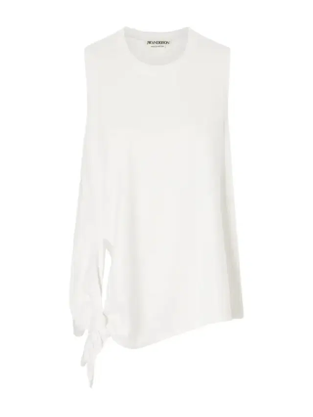 JW Anderson Knotted Logo-embroidered Cotton-jersey Tank