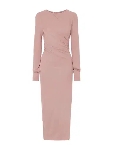 Lanvin Draped Crepe-jersey Midi Dress | Thumbnail 1 Lanvin Draped Crepe-jersey Midi Dress | Thumbnail 1
