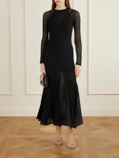 Lanvin Open-knit Wool Maxi Dress | Thumbnail 2
