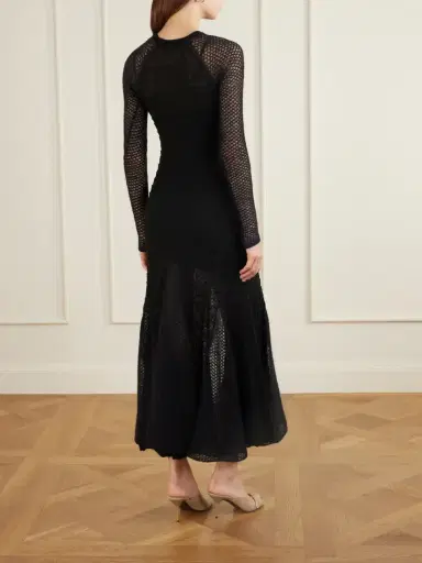 Lanvin Open-knit Wool Maxi Dress | Thumbnail 3