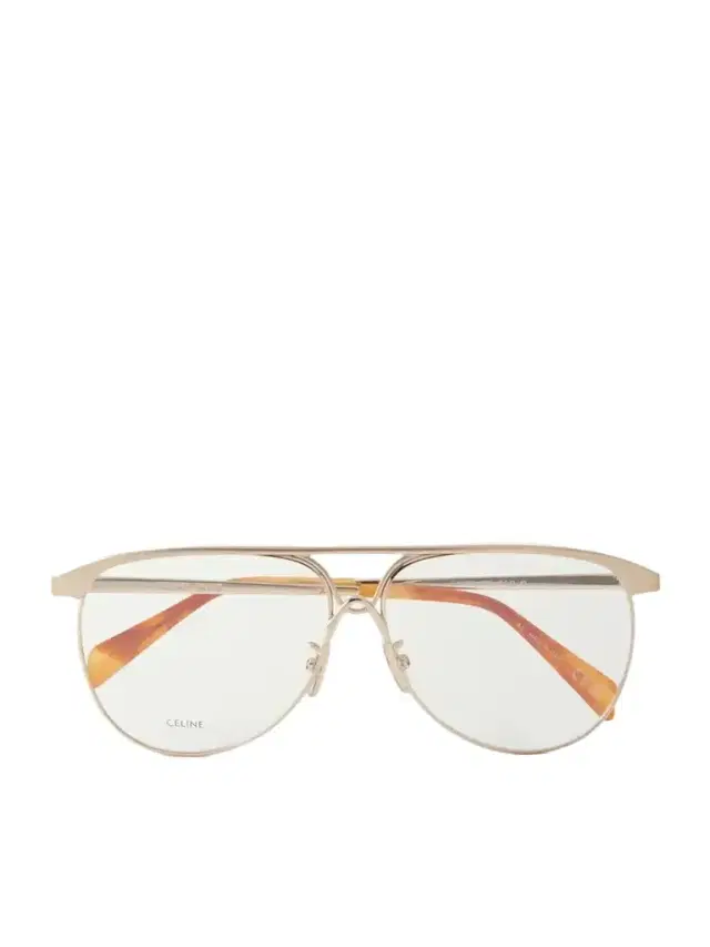 CELINE Eyewear Aviator-style Metal Glasses