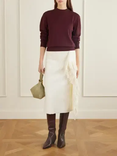 Lanvin Bow-detailed Wool-blend Cardigan | Thumbnail 2