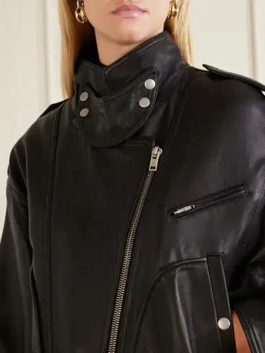 Isabel Marant Farza Leather Jacket | Thumbnail 5