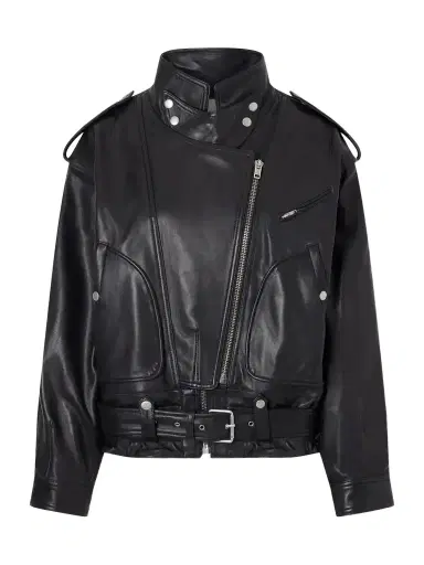 Isabel Marant Farza Leather Jacket | Thumbnail 1