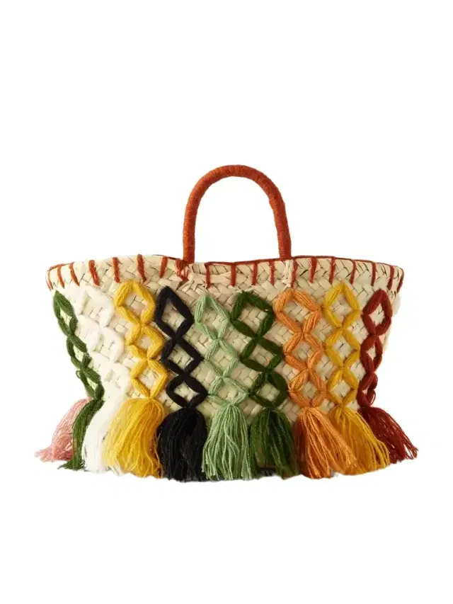 Cap d’Antibes Panier Raffia Tote