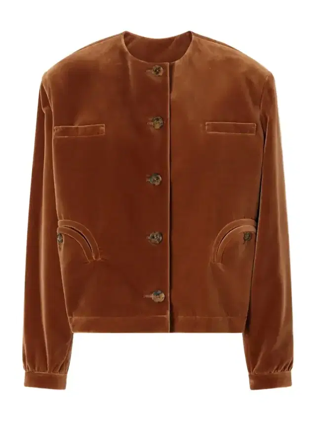 Blazé Milano Jealousy Gliss Cotton-velvet Jacket
