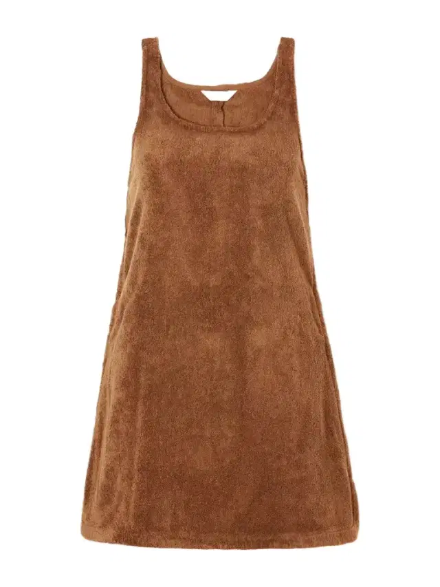 Terry Puesto Cruise Organic Cotton-terry Mini Dress