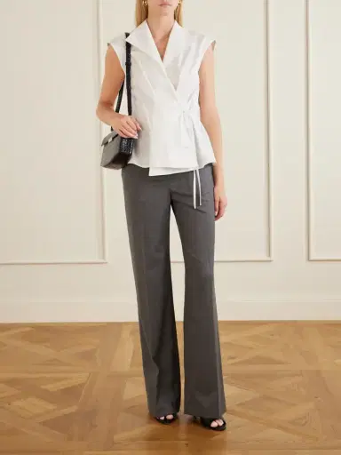 Stella McCartney Wool Straight-leg Pants | Thumbnail 2 Stella McCartney Wool Straight-leg Pants | Thumbnail 2