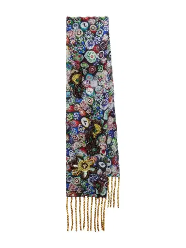 Dries Van Noten Floral-print Fringed Scarf | Thumbnail 1 Dries Van Noten Floral-print Fringed Scarf | Thumbnail 1