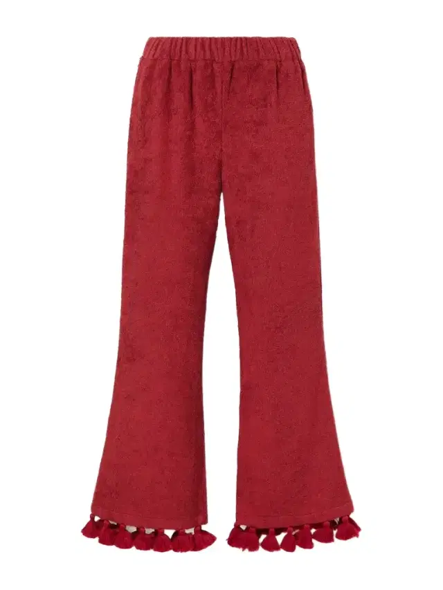 Cap d’Antibes Morgane Cotton-terry Straight-leg Pants