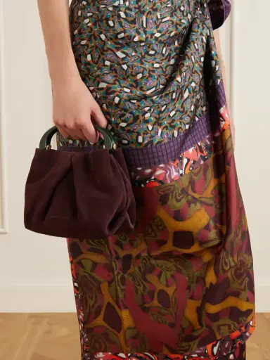 Dries Van Noten Suede Clutch | Thumbnail 2