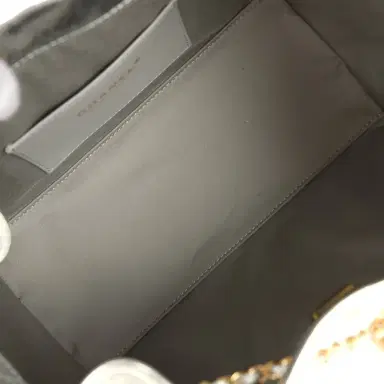 Chanel Chanel Small 25 Hobo Bag Silver Metallic Calfskin Gold Hardware | Thumbnail 8