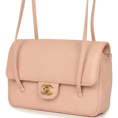Chanel Chanel Small Preppy Coco Flap Bag Light Pink Shiny Caviar Brushed Gold Hardware | Thumbnail 5 Chanel Chanel Small Preppy Coco Flap Bag Light Pink Shiny Caviar Brushed Gold Hardware | Thumbnail 5