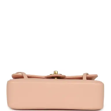 Chanel Chanel Small Preppy Coco Flap Bag Light Pink Shiny Caviar Brushed Gold Hardware | Thumbnail 6 Chanel Chanel Small Preppy Coco Flap Bag Light Pink Shiny Caviar Brushed Gold Hardware | Thumbnail 6