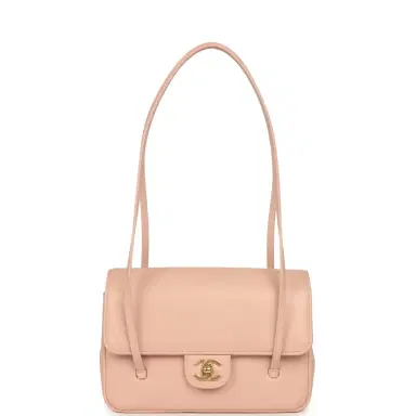 Chanel Chanel Small Preppy Coco Flap Bag Light Pink Shiny Caviar Brushed Gold Hardware | Thumbnail 7 Chanel Chanel Small Preppy Coco Flap Bag Light Pink Shiny Caviar Brushed Gold Hardware | Thumbnail 7