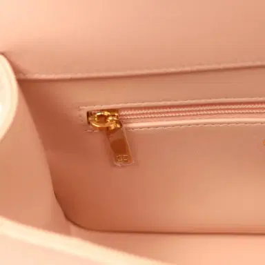 Chanel Chanel Small Preppy Coco Flap Bag Light Pink Shiny Caviar Brushed Gold Hardware | Thumbnail 9 Chanel Chanel Small Preppy Coco Flap Bag Light Pink Shiny Caviar Brushed Gold Hardware | Thumbnail 9