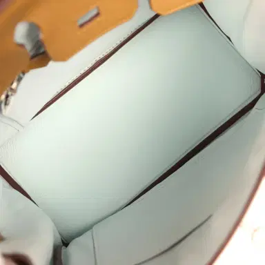 HERMÈS Hermes Birkin 25 Bronze Dore Verso Togo Palladium Hardware | Thumbnail 8