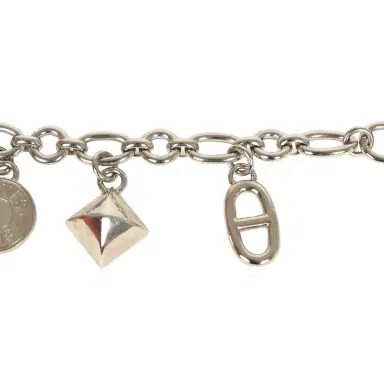 HERMÈS Pre-owned Hermes Amulette Olga Cadena Bag Charm Palladium Hardware | Thumbnail 4