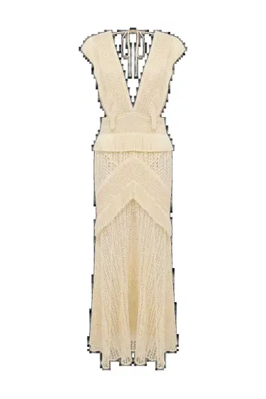 PatBo AYLA FRINGE PLUNGE MAXI DRESS | Thumbnail 1 PatBo AYLA FRINGE PLUNGE MAXI DRESS | Thumbnail 1