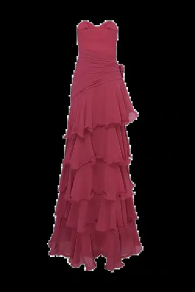 PatBo FLORAL CHIFFON CORSET GOWN | Thumbnail 5