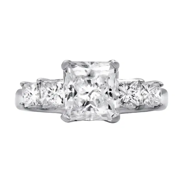 DIANA M. JEWELS Diana M. Jewels 18K White Gold Diamond Engagement Ring Sz. 6 by The Solist