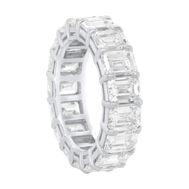 DIANA M. JEWELS Diana M. Jewels Platinum Diamond Eternity Band Ring Sz. 5.75 by The Solist