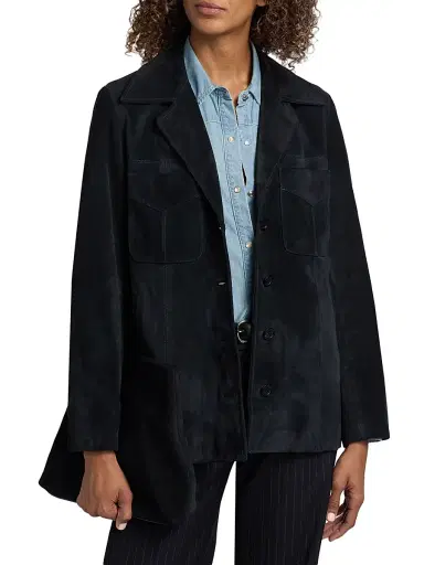 Nili Lotan Women's Dominic Suede Jacket | Thumbnail 3 Nili Lotan Women's Dominic Suede Jacket | Thumbnail 3