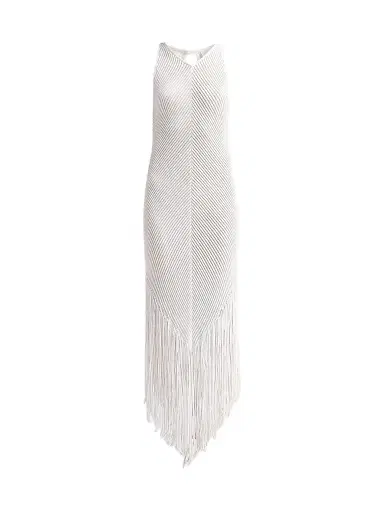 Ronny Kobo Women's Charon Fringe Maxi Dress | Thumbnail 1