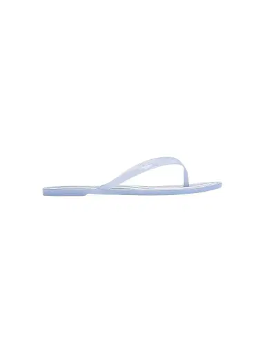 Black Suede Studio Women's Crystal PVC Stripe Flip Flops - Blue Stripe Pvc - Size 11 | Thumbnail 1