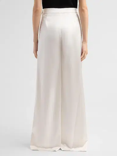Ralph Lauren Collection Women's Masina Satin Wide-Leg Pants | Thumbnail 3 Ralph Lauren Collection Women's Masina Satin Wide-Leg Pants | Thumbnail 3