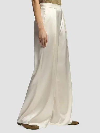 Ralph Lauren Collection Women's Masina Satin Wide-Leg Pants | Thumbnail 6 Ralph Lauren Collection Women's Masina Satin Wide-Leg Pants | Thumbnail 6