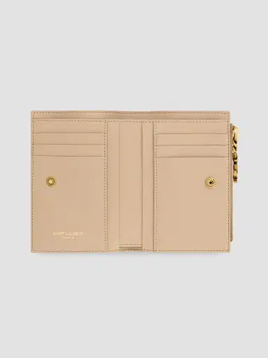 Saint Laurent Women's Cassandre Bijou Bi-Fold Wallet | Thumbnail 2 Saint Laurent Women's Cassandre Bijou Bi-Fold Wallet | Thumbnail 2