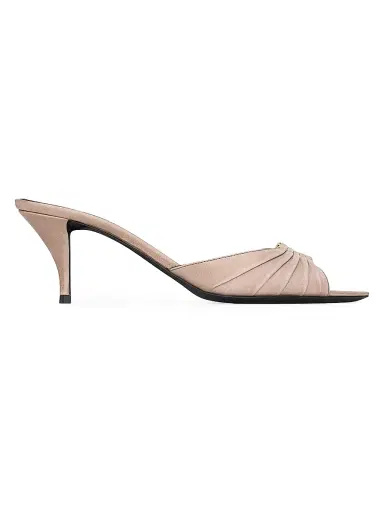 Saint Laurent Women's Babylone Mules in Smooth Leather | Thumbnail 1 Saint Laurent Women's Babylone Mules in Smooth Leather | Thumbnail 1
