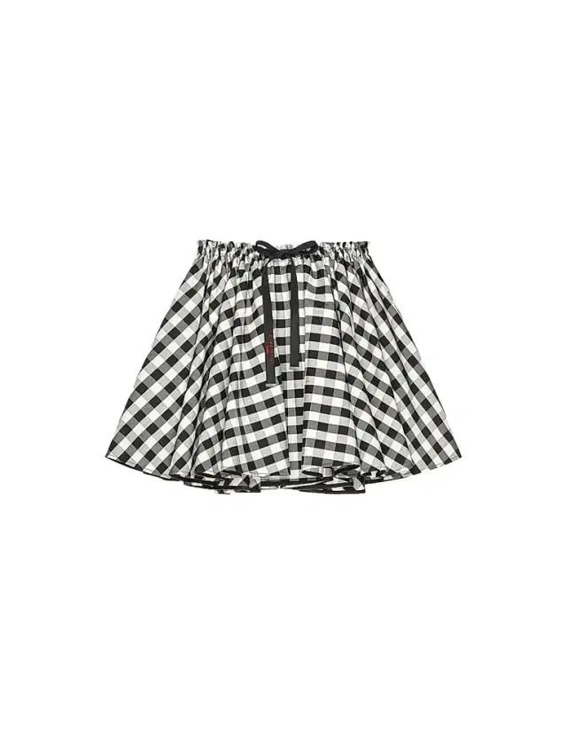 Givenchy Women's Mini Pleated Skirt in Checked Cotton - Black White