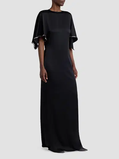 Stella McCartney Women's Embellished Handkerchief Maxi Dress | Thumbnail 4