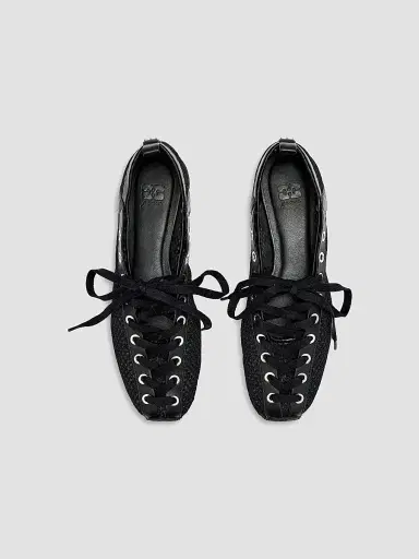 Ganni Women's Sporty Ballerina Mesh Flats | Thumbnail 3 Ganni Women's Sporty Ballerina Mesh Flats | Thumbnail 3