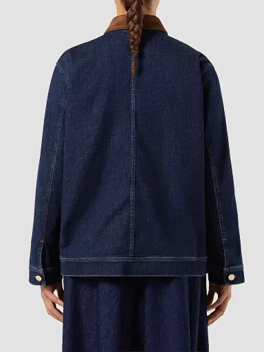 Marina Rinaldi Women's Denim Jacket - Midnightblue - Size 18 | Thumbnail 4