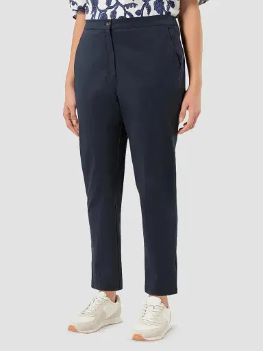 Marina Rinaldi Women's Slim Gabardine Trousers | Thumbnail 2